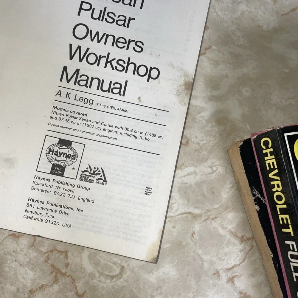 Haynes Repair‎ Manual Nissan Pulsar 1983 - 1985 All Models